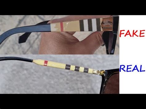 how to know a fake burberry glasses with top bar|How to Spot a Fake Burberry Sun Glass.